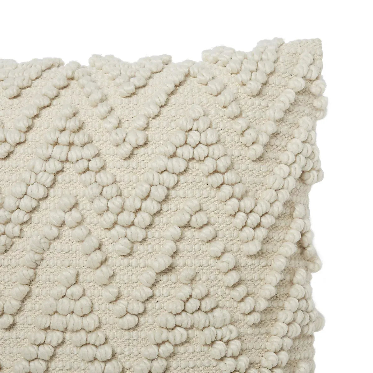 Pondicherry Beige Chevron Indoor Cushion Living Room 50cm-Furniture Kingdom